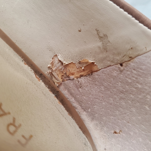 Franco Sarto tan/nude wedges - Picture 7 of 9